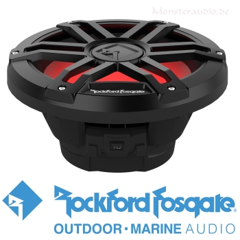 Rockford M1 Color Optix Marine Subwoofer 30cm 1200 Watt M1D2-12B schwarz mit LED-Beleuchtung